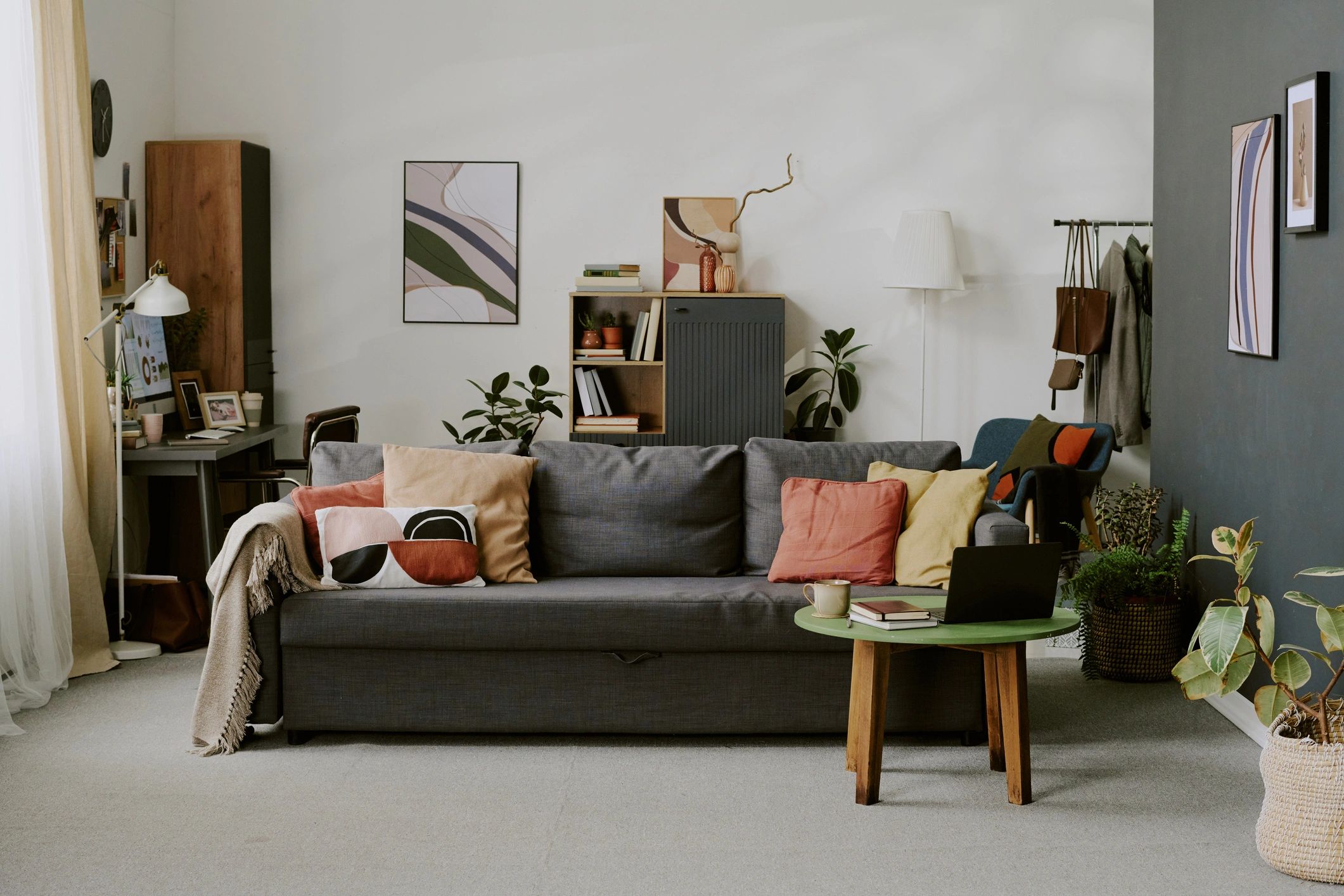 Cozy home interior that supports quiet study and seasonal learning